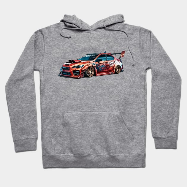 Subaru wrx Hoodie by remixer2020